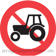 Traktor forbudt 30cm C24.1