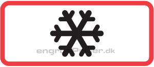 Isglat symbol 40x90cm UA31