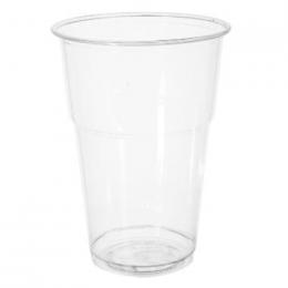 Plastglas 40cl PLA/Bionedbrydelig 50stk