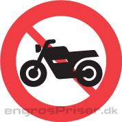 Motorcykel Forbudt 30cm C22.2