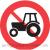 Traktor forbudt 70cm C24.1