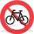 Cykel Forbudt 50cm C25.1 tavle