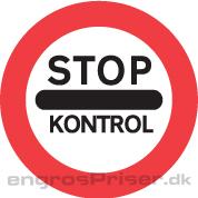 Stop Kontrol 50cm C92 tavle